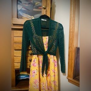DONATED! NWOT Dark Green Spring Sweater